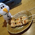 地鶏鍋屋だんだん - ねぎま（塩） 350円