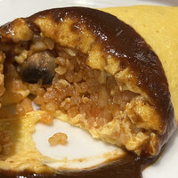 厳選洋食さくらい - デミグラスオムライス ハーフサイズ