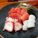 Atamiya - お刺身3点盛　1500円