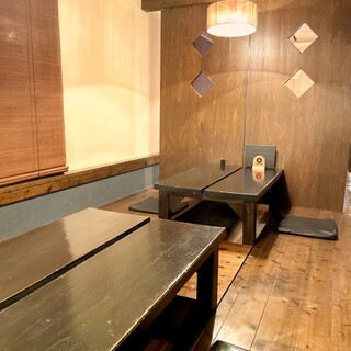 Fully equipped from counter seats to horigotatsu seats! A homely interior