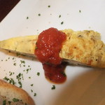 Trattoria L'arche - ラルケコース　１５００円　スペシャルコース　２３００円　前菜　野菜のオムレツ　【　２０１３年７月　】