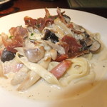 ラルケコース　１５００円　スペシャルコース　２３００円　共通　色々キノコとベーコンのクリームソース　【　２０１３年７月　】