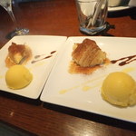 Trattoria L'arche - ラルケコース　１５００円　スペシャルコース　２３００円　共通　デザート　二人分　【　２０１３年７月　】