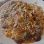 中国料理 かなめ - 鶏肉と袋茸のあんかけ炒飯ランチ