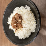 中華そば ふうみどう - 肉味噌ごはん