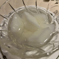 中国飯店 三田店 - 麻婆坦々麺１１００円。ランチのデザート。さっぱり。