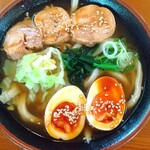 Teuchi Men Koubou Ikki - 鶏チャーシューうどん   650円