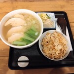 Torisoba Wakamatsu - 塩・鶏ご飯セット  900円