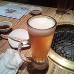 大阪屋 - 飲み放題なのでまずはビールを
