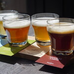 Comparison of 4 types of craft beer (draft)