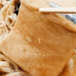 リカースタンド　ベルハウス - お揚げさんは、10cm角の柔らかジューシィお揚げさんが2枚も〜♪