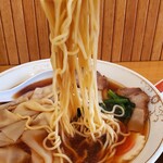 中華そばふくや - ワンタンメンの麺