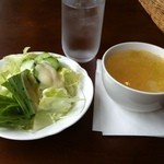 Morino Tanuki No Ongakutai - サラダとスープ