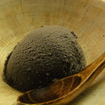 懐石料理 桝田 - □デザート　黒ゴマアイス