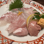 守源旅館 - カワハギお造り