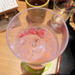 Teien Saryou Minami - 丸氷と桜の塩漬けがイイですね♪