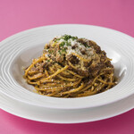 Cumin-scented domestic beef oriental bolognese