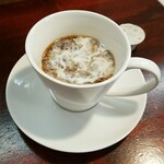 キッチン ブルー グローブ - ミルクを入れます