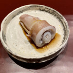 Sushi Otowa - 4槍烏賊柚子添え