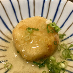 みつ - 「お通し（税抜￥不明）」の温かい蓮根のしんじょう揚げ