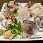 みつ - 「刺盛（税抜￥1,400）」の全景…