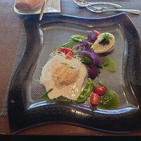 鉄板フレンチ キャトル・セゾン MORI - ●Cランチ　6,000円（税込み価格）
                    （レシートから逆算すると6,700円になる？笑）