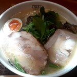 さらしな - いで葉na W塩白湯ラーメン(990円也) スープが絶妙♪