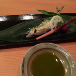 日本料理 たかむら - アユの塩焼き
