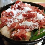 すき焼き キムラ - ランチタイムサービス　和牛すき焼き　2200円　日曜祝日は、やってません。