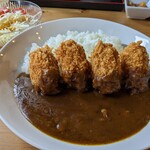 とんかつと串揚げ かつ久 - 広島産カキフライカレー