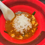 やよい軒 成田美郷台店 - おかわりライスで雑炊！