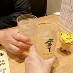 寿司と天ぷら ニューツルマツ - まずは乾杯！