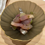 千葉たかおか - 真鯵の刻み葱和え