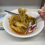 Chikin Wan Nudoru - 麺リフト。