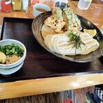 讃岐饂飩宏之輔 - かしわ天ざる