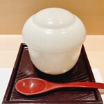 Kagurasaka Sushi Kimoto - ★7あおもずくと銀餡の茶碗蒸し