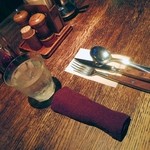 クローバーステーキハウス - カトラリー。