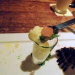 クローバーステーキハウス - マスカルポーネの風味と適度な塩分。