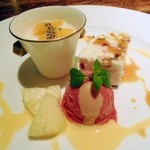 クローバーステーキハウス - デザートアップ。