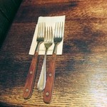 クローバーステーキハウス - フォーク等。