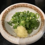 うどん処 重己 - 薬味