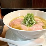 神保町 黒須 - 限定①広島県産 牡蠣の塩蕎麦 牡蠣4個