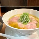 神保町 黒須 - 限定①広島県産 牡蠣の塩蕎麦 牡蠣4個