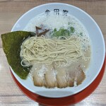 Kurobuta Tonkotsu Kanadaya - ストレート細麺