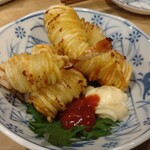 酒と惣菜 お茶芽 - ポテトシュリンプ500