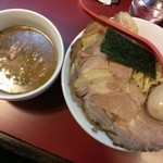 麺一盃 - つけ麺・白湯魚介味(2013/7)