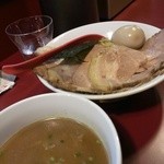 麺一盃 - つけ麺・白湯魚介味(2013/7)