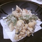 酒ありき肴与一　 - 天ぷら この日は、鱧と夏野菜。