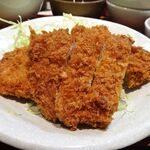 とんかつは飲み物。 - ロースかつ1.5倍定食（山盛）肉の日増量890円（惣菜３種類無料、ご飯おかわり無料）