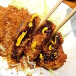 とんかつは飲み物。 - ロースかつ1.5倍定食（山盛）肉の日増量890円（惣菜３種類無料、ご飯おかわり無料）